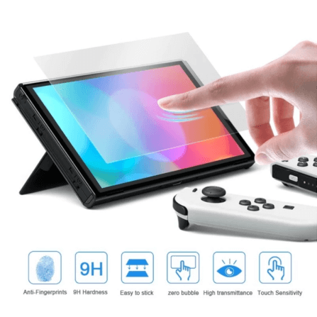 ฟิล์มกระจกนิรภัยกันรอยนิ้วมือ DOBE TNS-1156 สำหรับ NINTENDO SWITCH OLED_6
